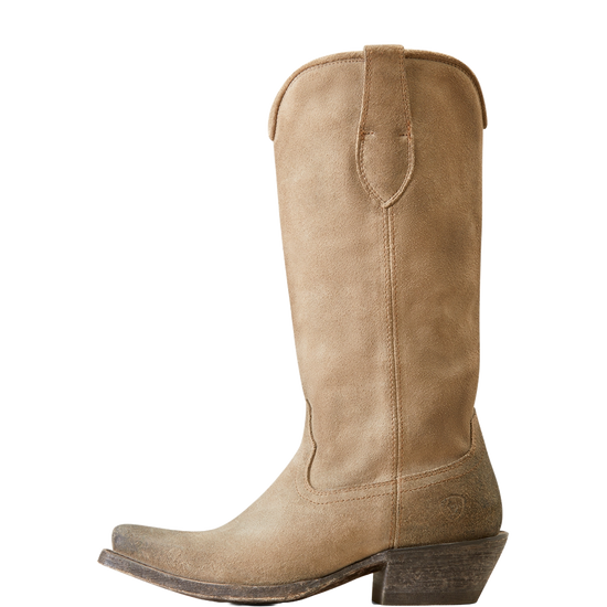 Ariat Ladies Memphis Taupe Suede Western Boot 10047003
