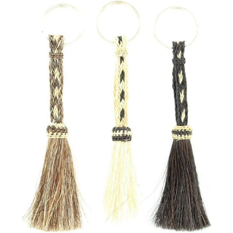 M&F Western Braided Horse Hair Assorted Key Ring 2305999