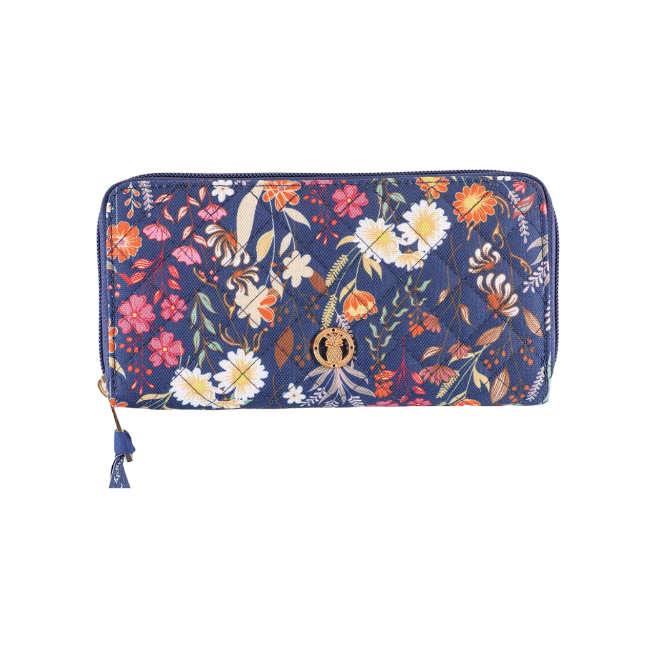 Simply Southern Ladies Navy Zip Wallet 0224-BAG-ZIPWLT-NVYFLD