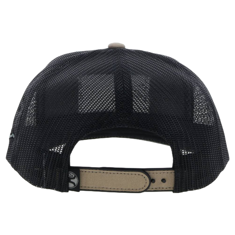 Hooey Liberty Roper 6-Panel Tan & Black Trucker Cap 2210T-TNBK