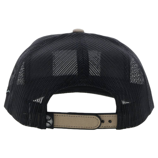 Hooey Liberty Roper 6-Panel Tan & Black Trucker Cap 2210T-TNBK