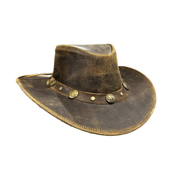 Amer-I-Mex Rawhide Leather Camel Hat 874-CAMEL