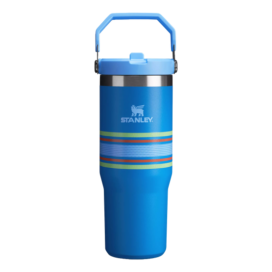 Stanley The Ice Flow Flip Straw Azure Mesh 2.0 30oz Tumbler 10-09993-362