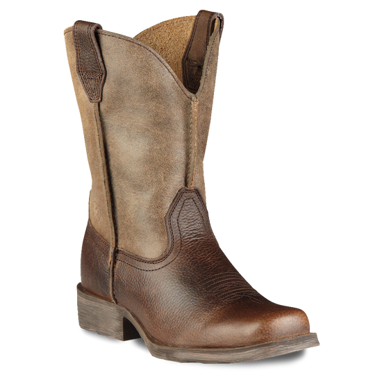 Ariat Childrens Earth Brown Rambler Western Boots 10007602