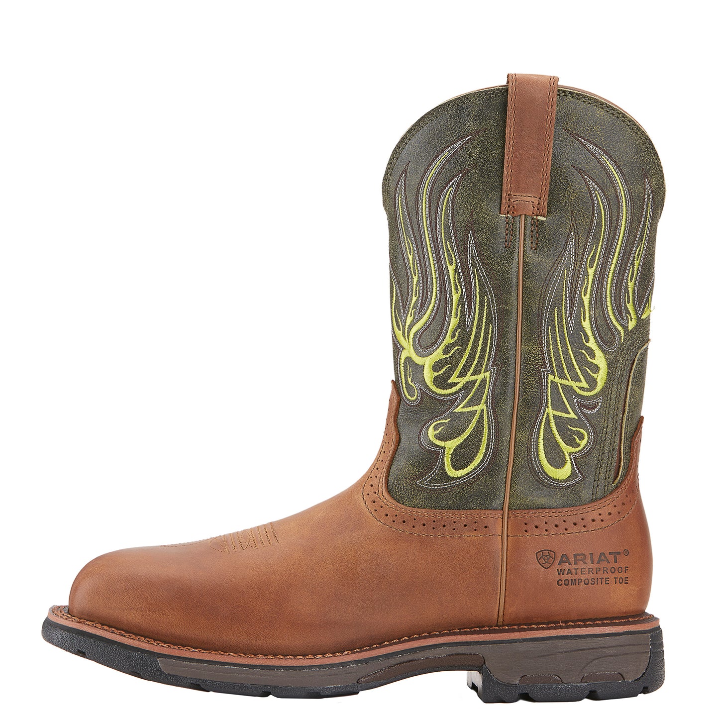 Ariat Men's WorkHog Mesteno Waterproof Square Composite Toe Work Boot 10015400