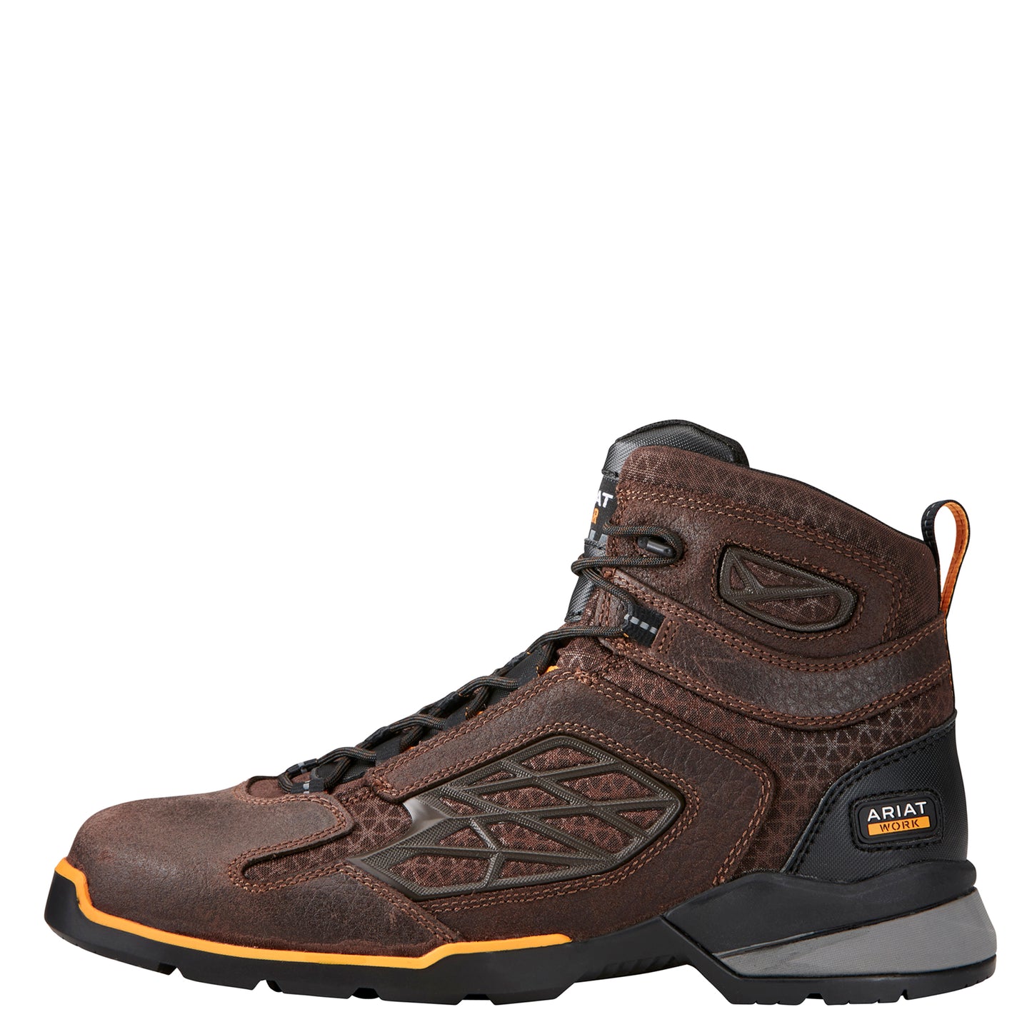 Ariat Men's Rebar Flex 6" Chocolate Brown Composite Toe Work Boot 10021495