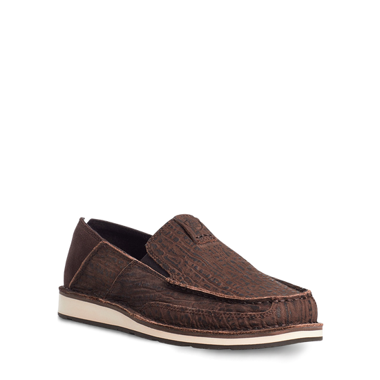 Ariat® Men's Cruiser Bark Bison & Chocolate Suede Shoes 10035824