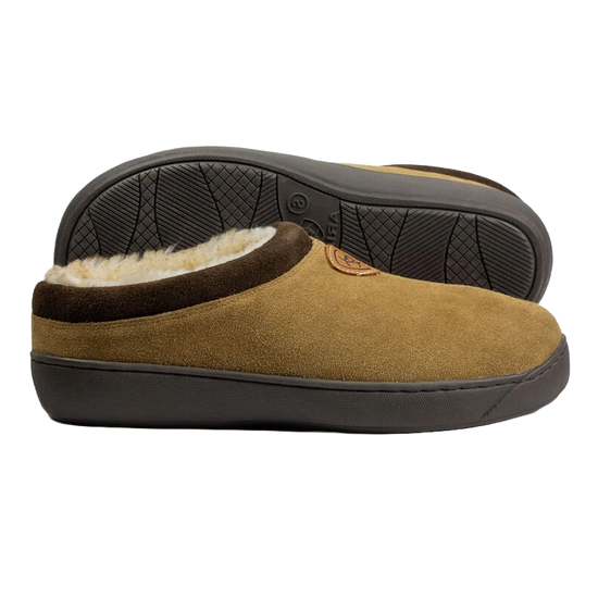 Ariat® Men's Suede Scuff Hashbrown Tan Slippers AR2268-210