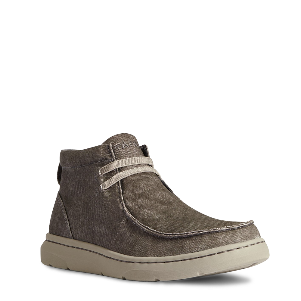 Ariat Men's Hilo Mid Grey Canvas Casual Shoes 10038357