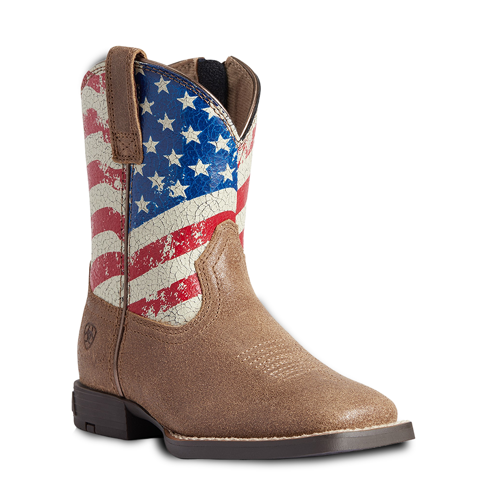 Ariat Children's American Flag Stars &Stripes Leather Boots 10038375