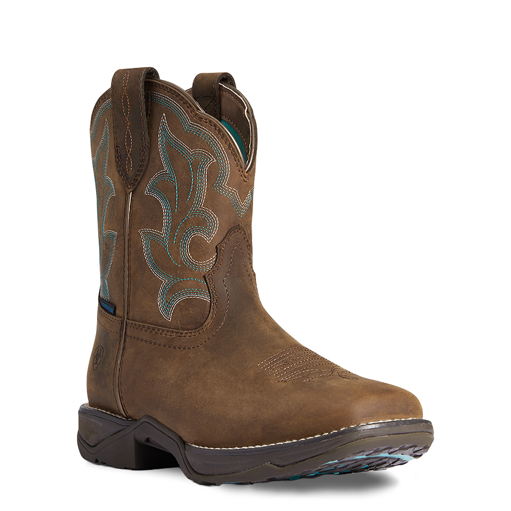 Ariat Ladies Anthem Shortie II Waterproof Brown Boots 10038966