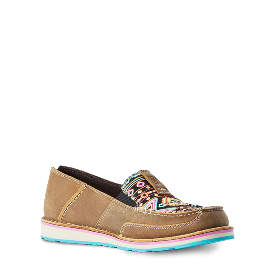 Ariat® Ladies Cruiser Brown Bomber & Neon Lights Shoes 10042532