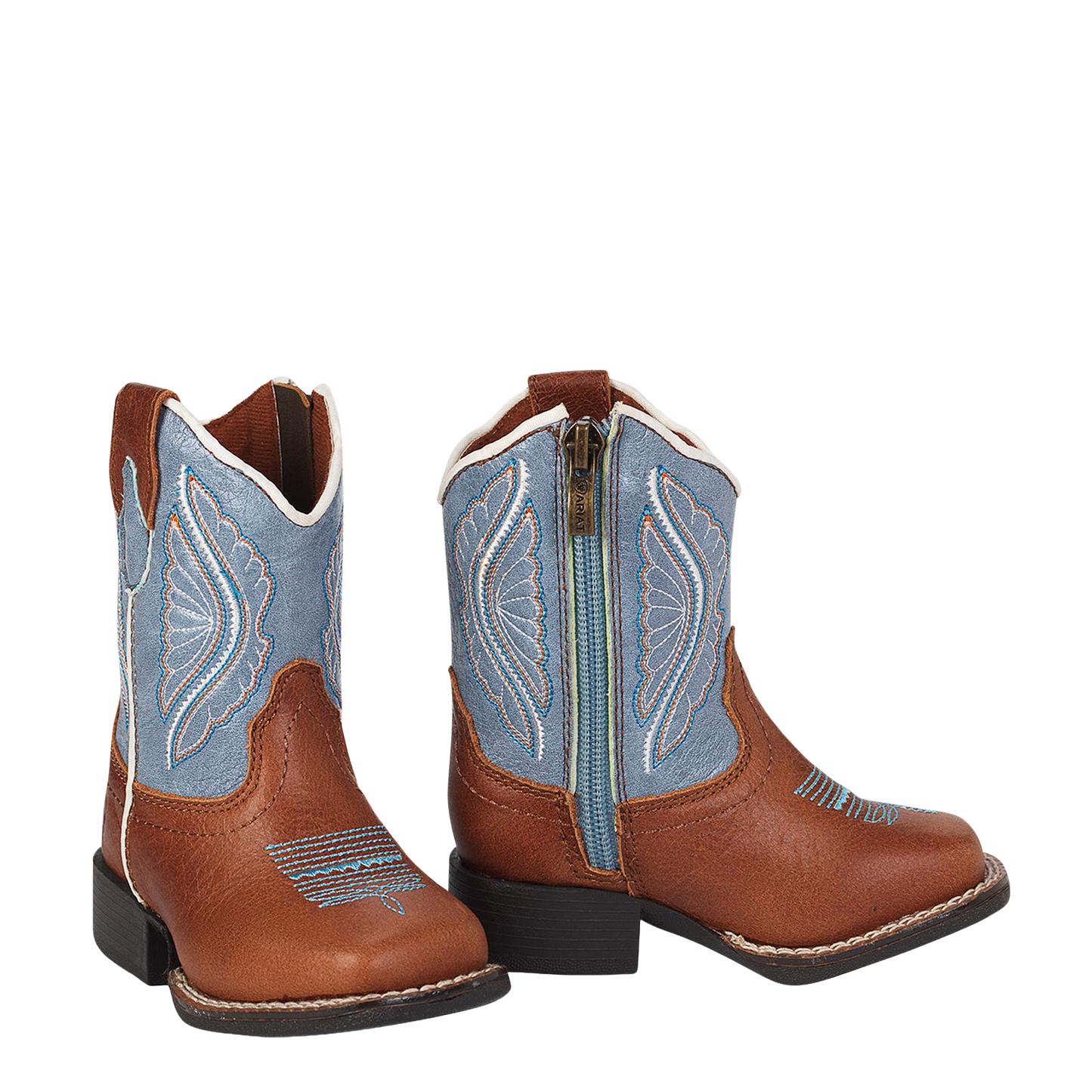 Ariat Toddler Lil Stomper Shelby Light Blue Western Boots A441002508