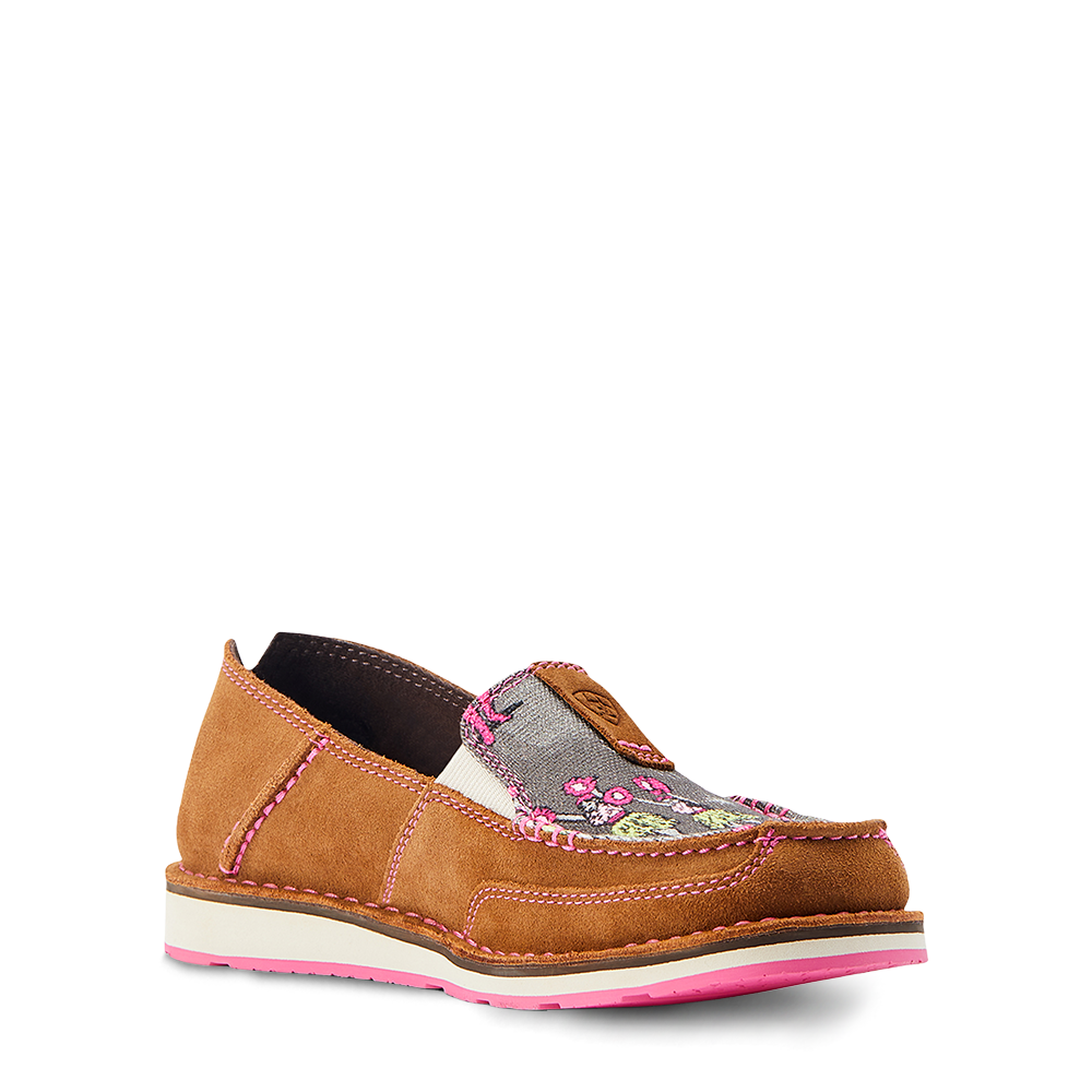 Ariat Ladies Cruiser Western Aloha Hula Print Tan Shoes 10044514