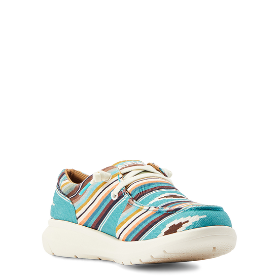 Load image into Gallery viewer, Ariat® Ladies Hilo Turquoise Serape Print Slip On Shoes 10044590
