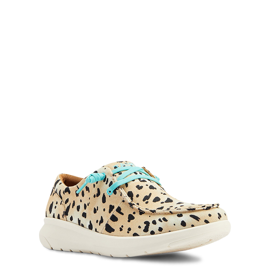 Ariat Ladies Hilo Tan Leopard Print Slip on Shoes 10044592