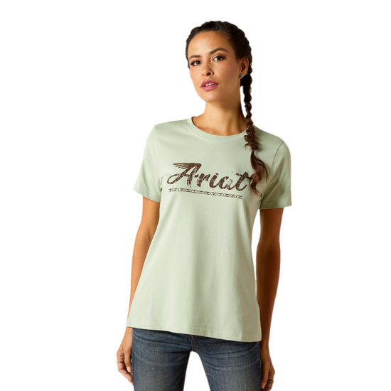 Ariat Ladies Classic Frosty Green 3/4 Sleeve T-Shirt 10045093