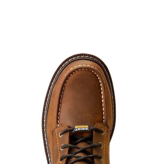 Ariat Men's Rebar Lift 8" Waterproof Brown Safety Toe Boots 10047028