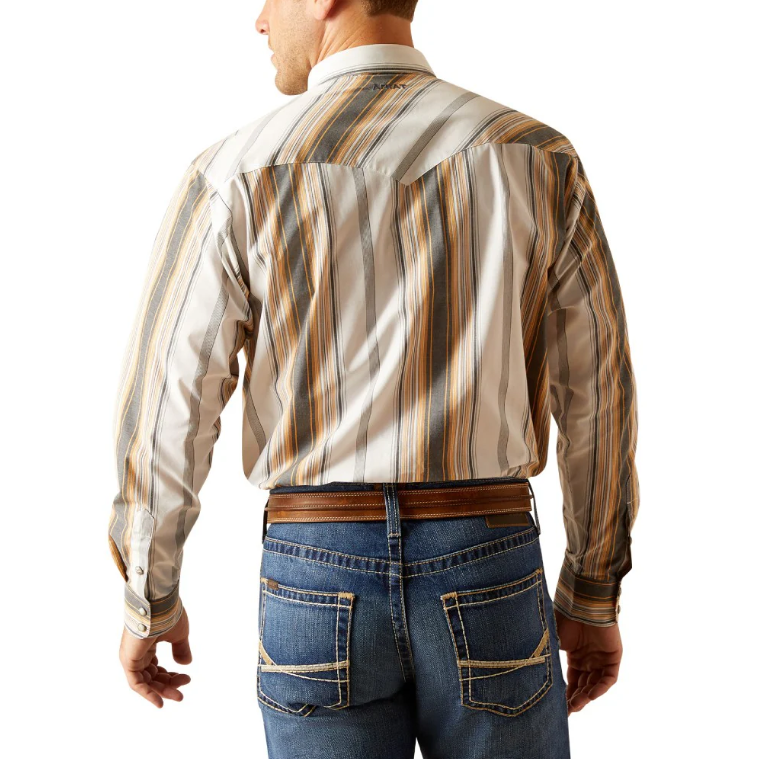 Ariat Men's Pro Series Evan Classic Fit Multicolor Snap Button Down Shirt 10051272