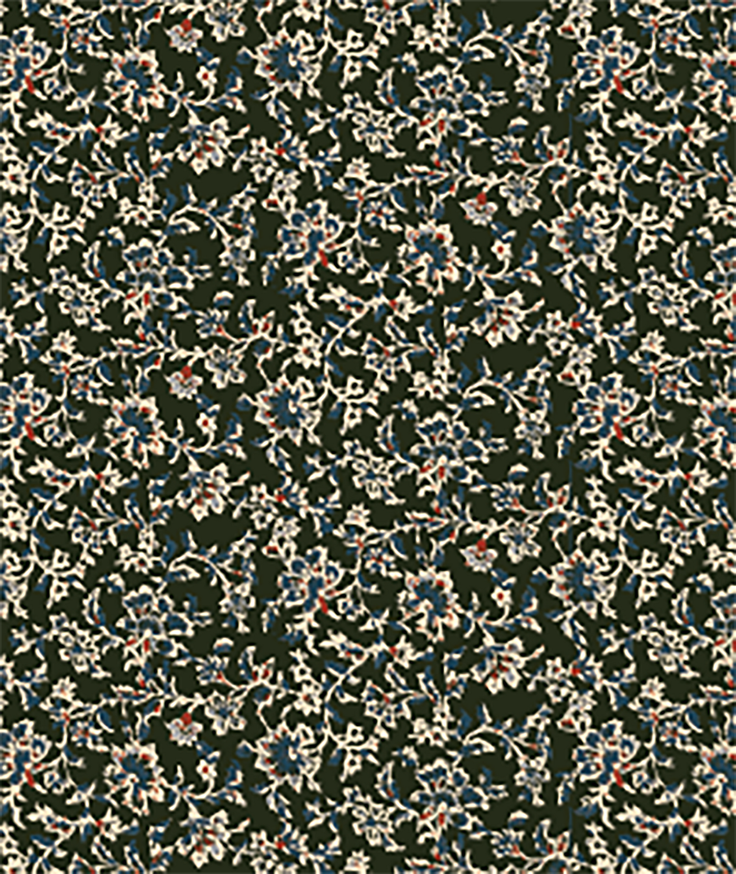 Ariat Men's Fitted Wick Navy Printed Long Sleeve Shirt 10065806