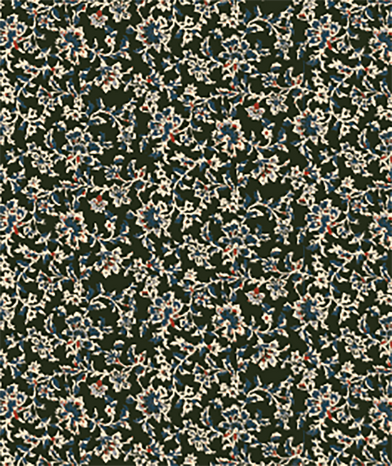 Ariat Men's Fitted Wick Navy Printed Long Sleeve Shirt 10065806