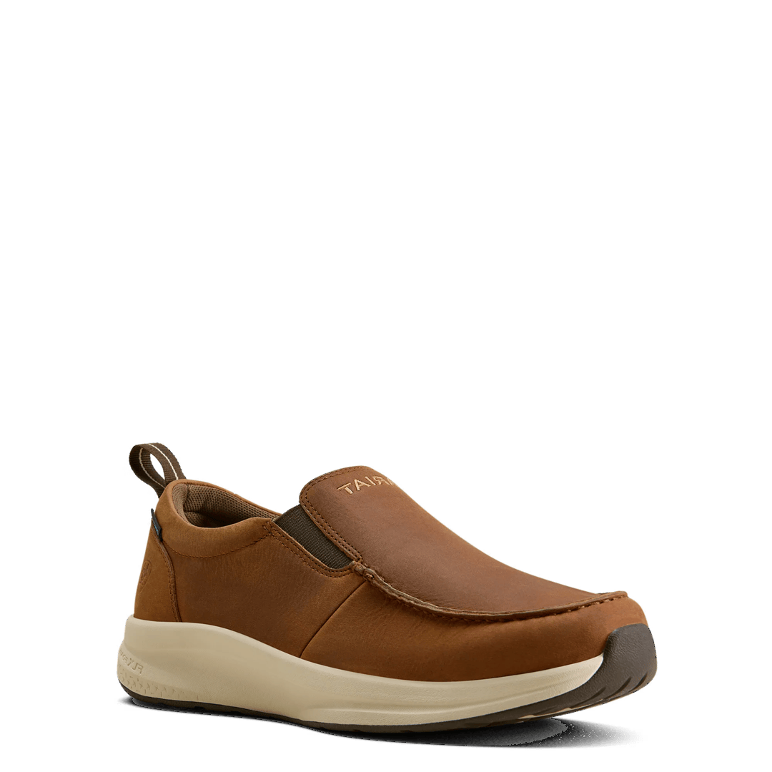 Ariat Men's Buckeye Slip On Tanbark Waterproof Shoe 10080274
