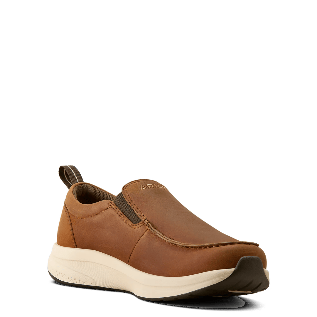 Ariat Men's Buckeye Slip On Tanbark Waterproof Shoe 10080274