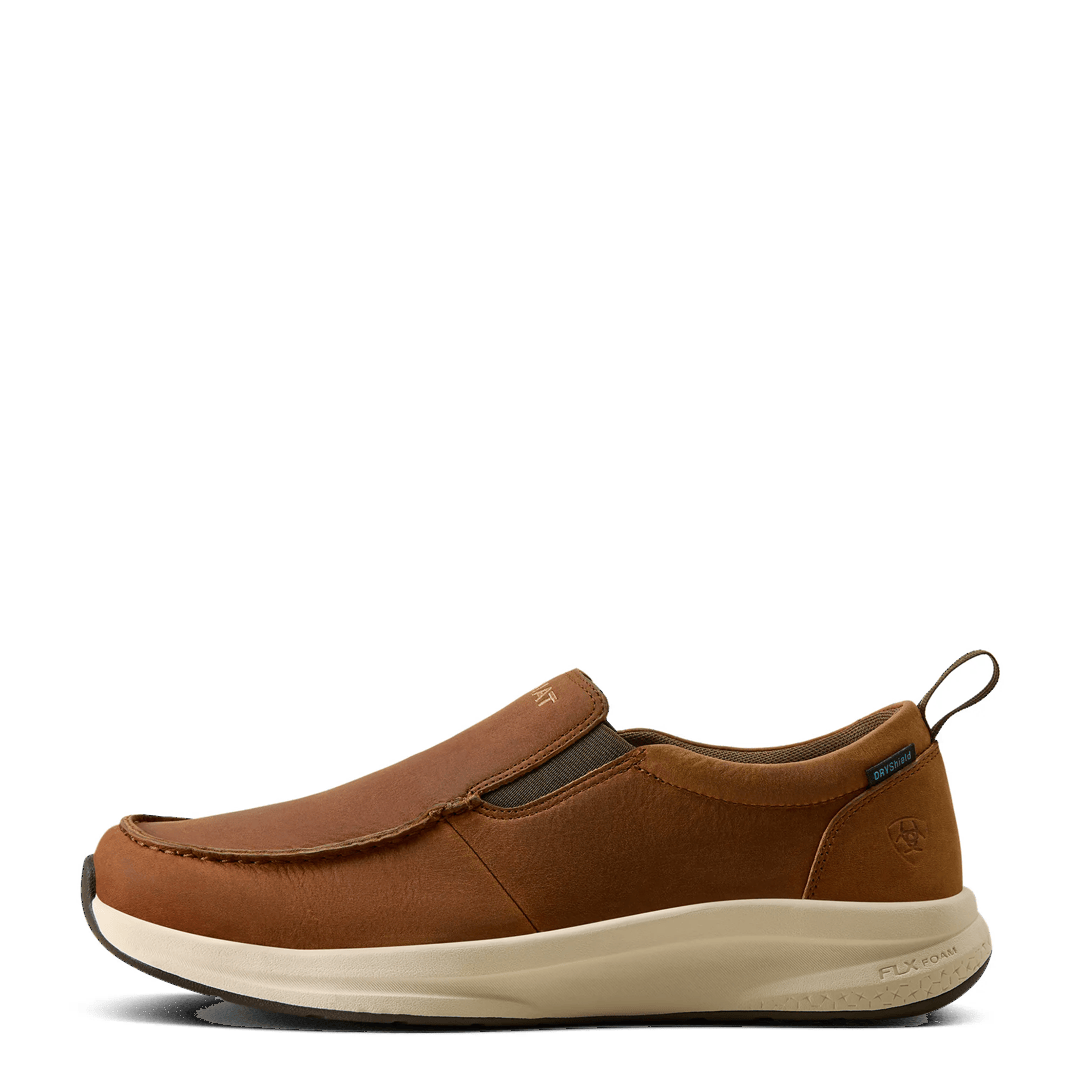 Ariat Men's Buckeye Slip On Tanbark Waterproof Shoe 10080274