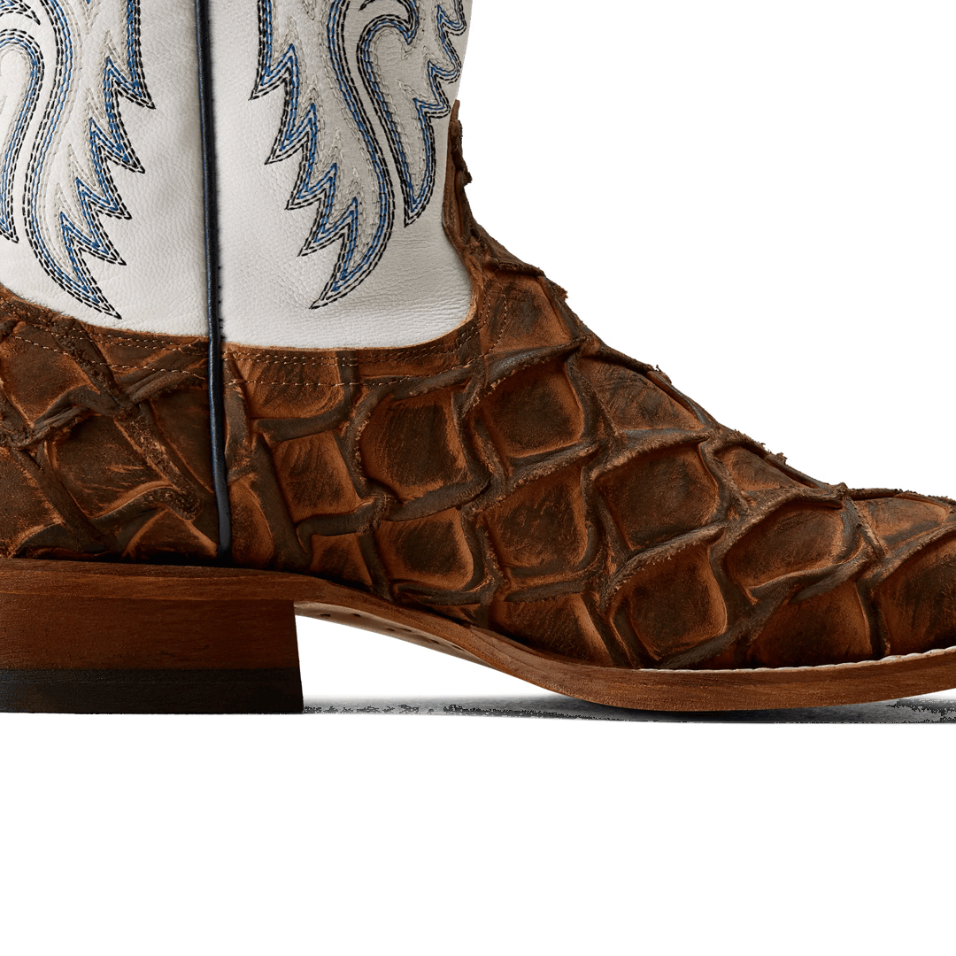 Ariat Men's Riverside Cognac Bass Print Western Boot 10080348