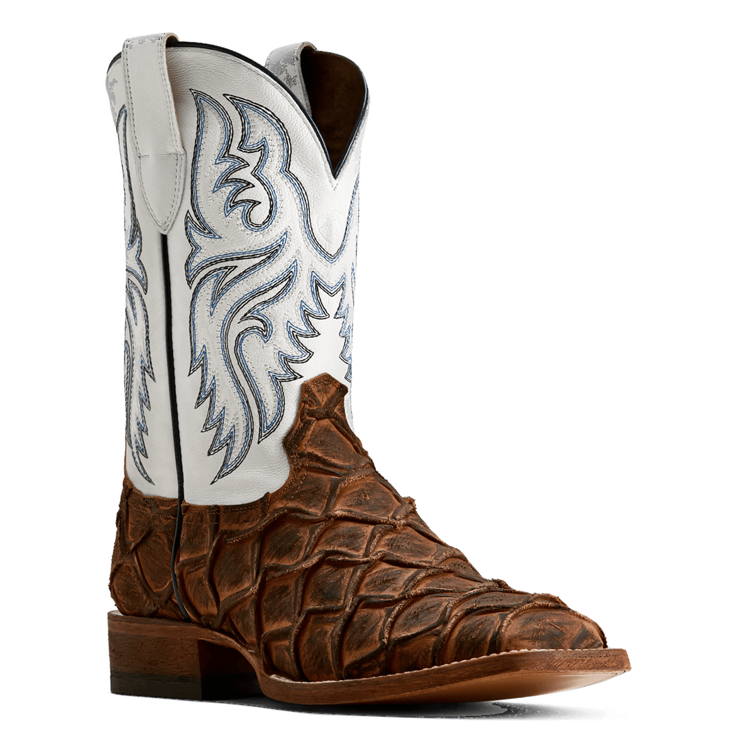 Ariat Men's Riverside Cognac Bass Print Western Boot 10080348