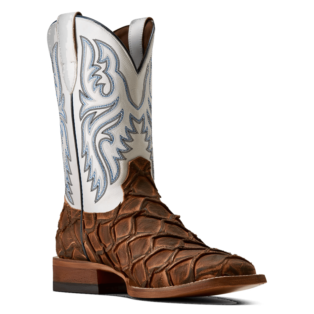 Ariat Men's Riverside Cognac Bass Print Western Boot 10080348