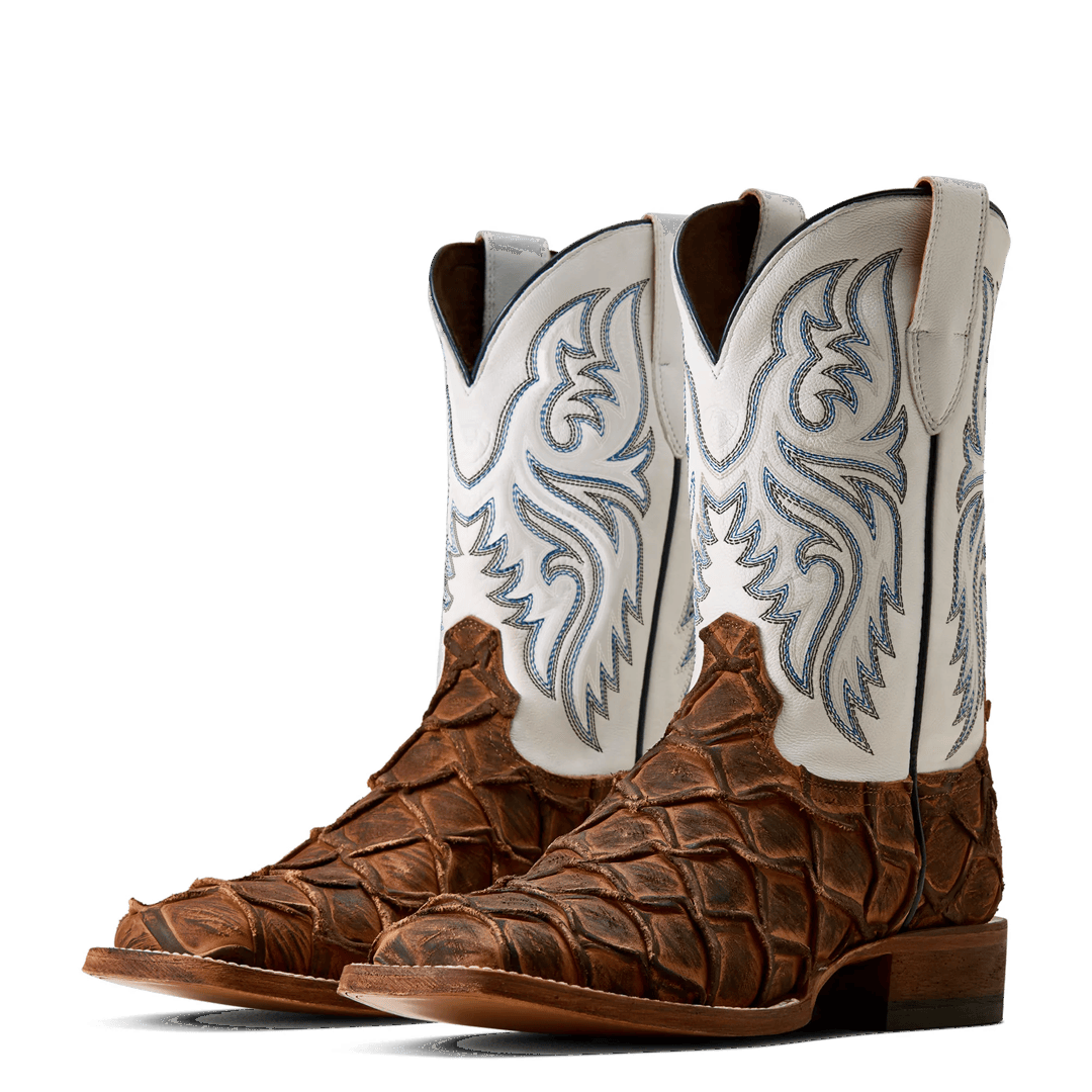 Ariat Men's Riverside Cognac Bass Print Western Boot 10080348