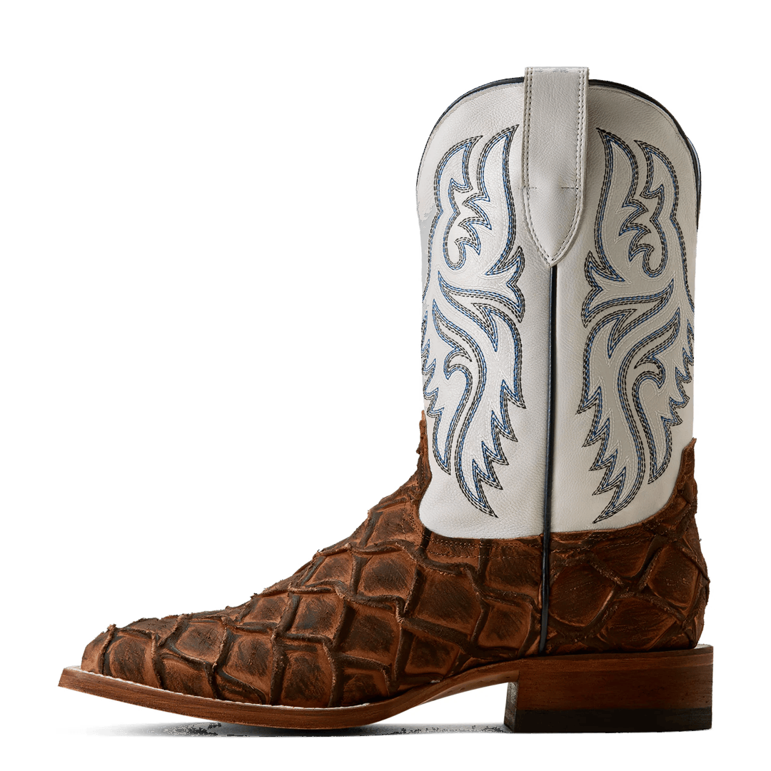 Ariat Men's Riverside Cognac Bass Print Western Boot 10080348