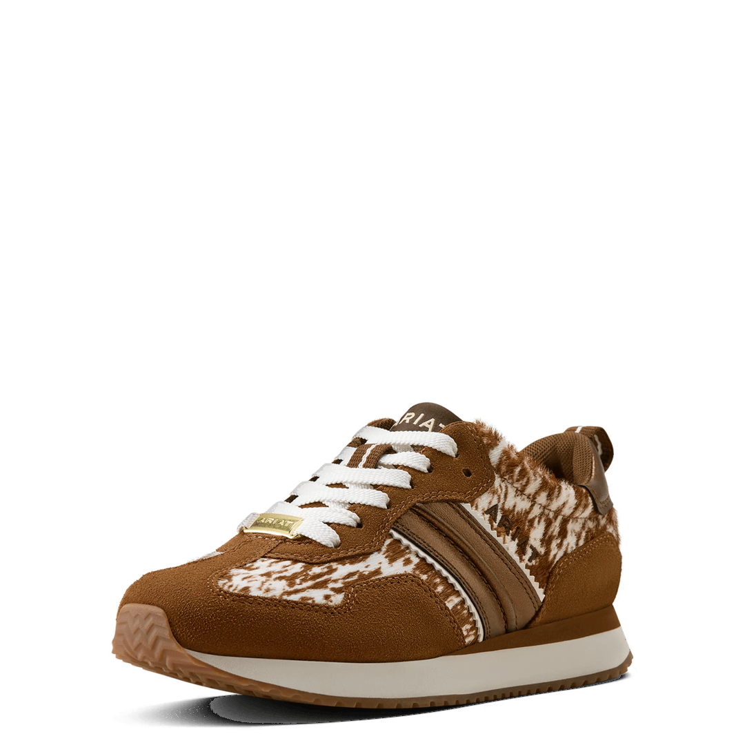 Ariat Ladies Ranch Runner Chestnut Suede Shoe 10080385