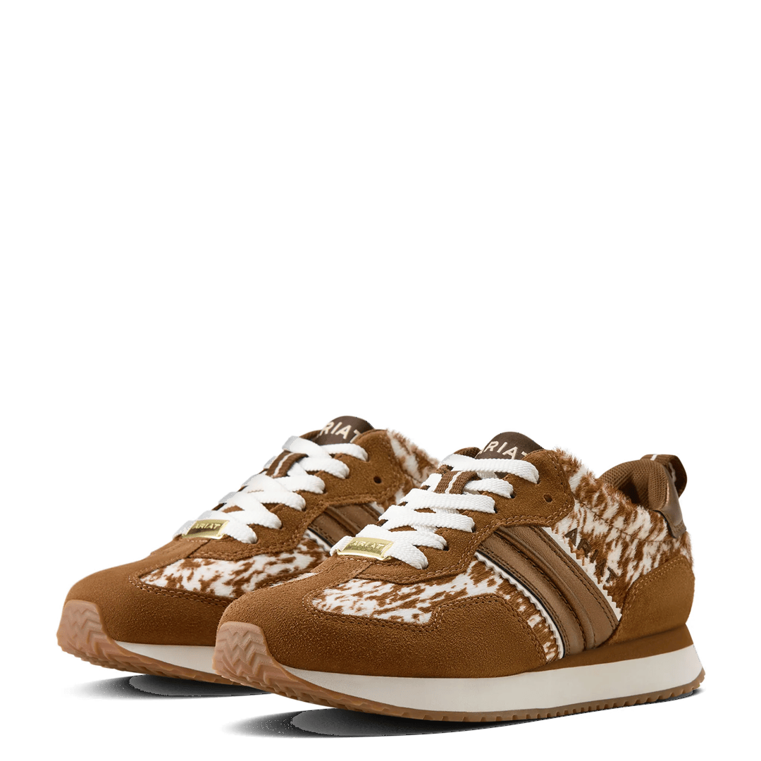 Ariat Ladies Ranch Runner Chestnut Suede Shoe 10080385