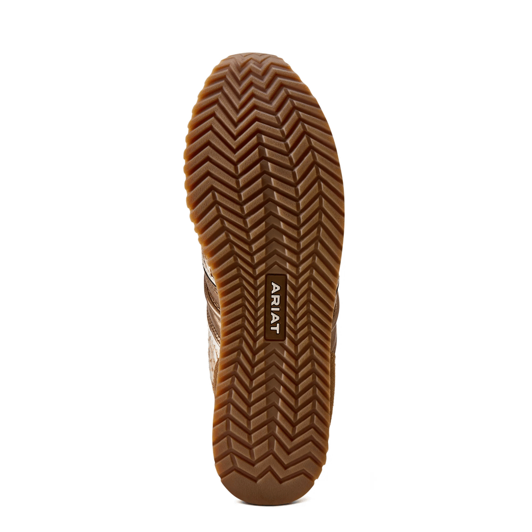 Ariat Ladies Ranch Runner Chestnut Suede Shoe 10080385