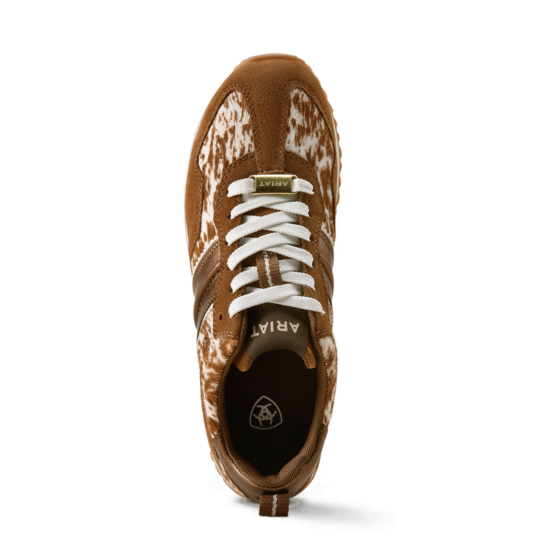 Ariat Ladies Ranch Runner Chestnut Suede Shoe 10080385