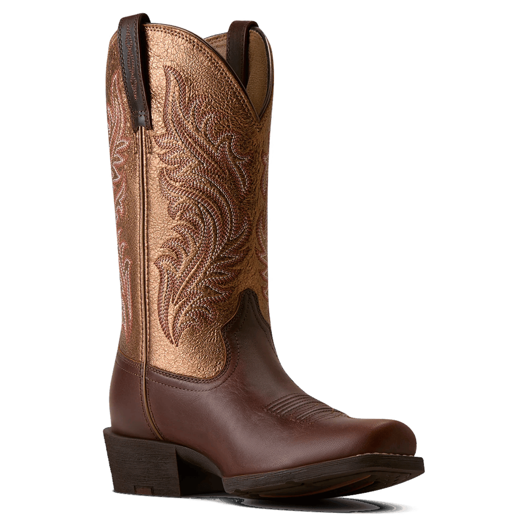 Ariat Ladies Round Up Espresso Narrow Cutter Toe Western Boot 10080406