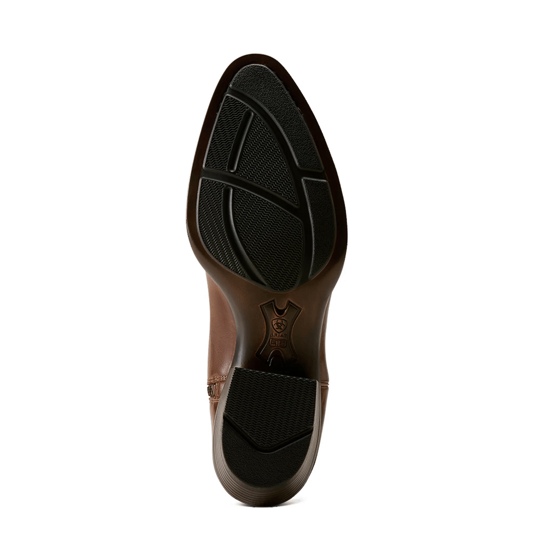 Ariat Men's Sumter Dark Tan R Toe Western Boot 10080455