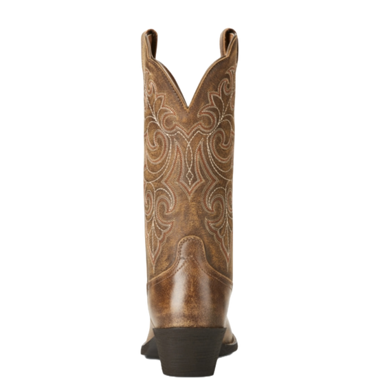 Ariat Ladies Round Up Square Toe Vintage Bomber Brown Boots 10021620