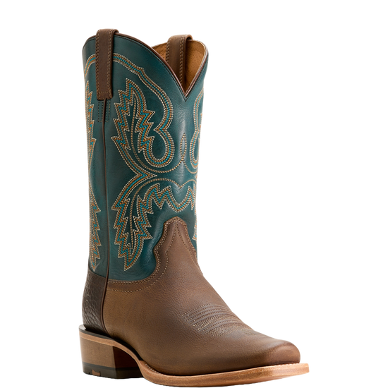 Ariat Men's Futurity Cashout Brown & Teal Cutter Toe Boots 10053756
