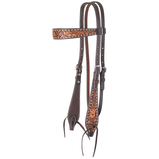 Circle Y Dusty Floral Browband Headstall