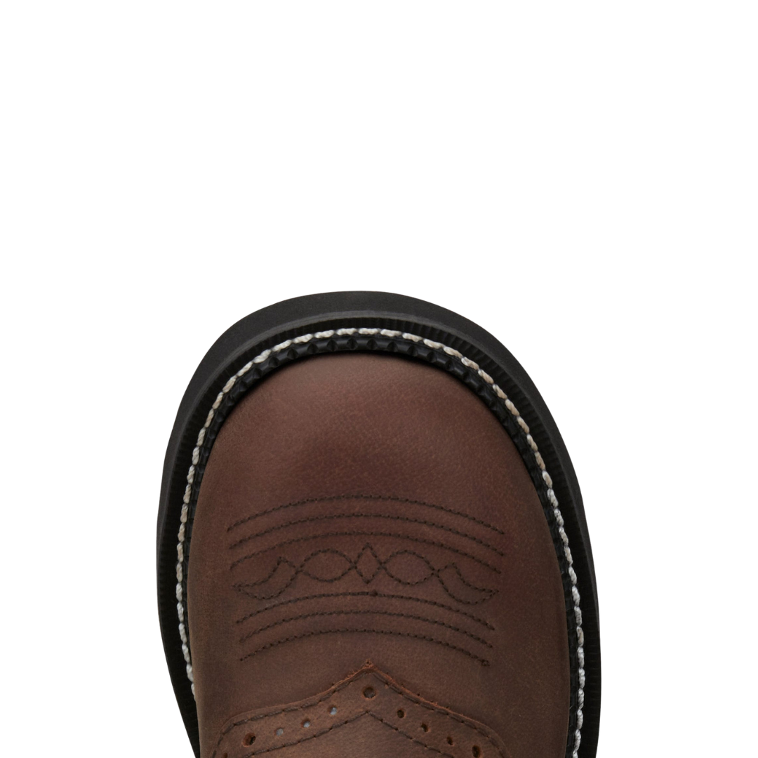 Justin Ladies Inji Aged Bark Brown Western Boot GY9909