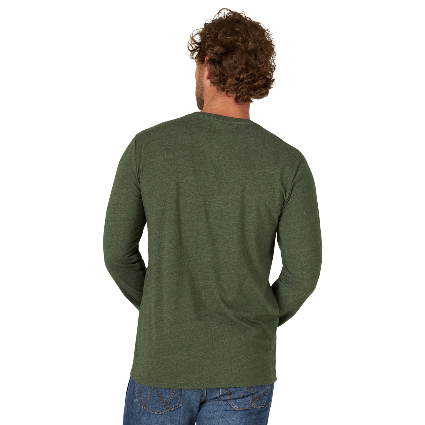 Wrangler® Men's Black Forest Heather Graphic Logo T-Shirt 112319259