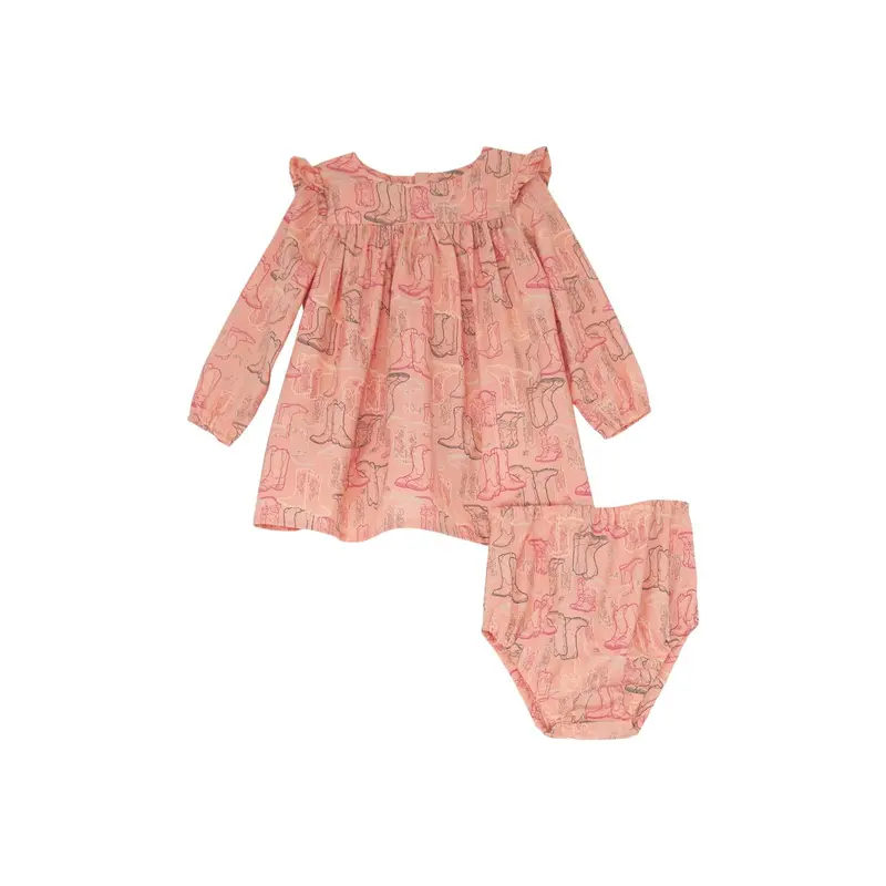 wrangler pink dress Wrangler 112379464 Girls Dress - Pink