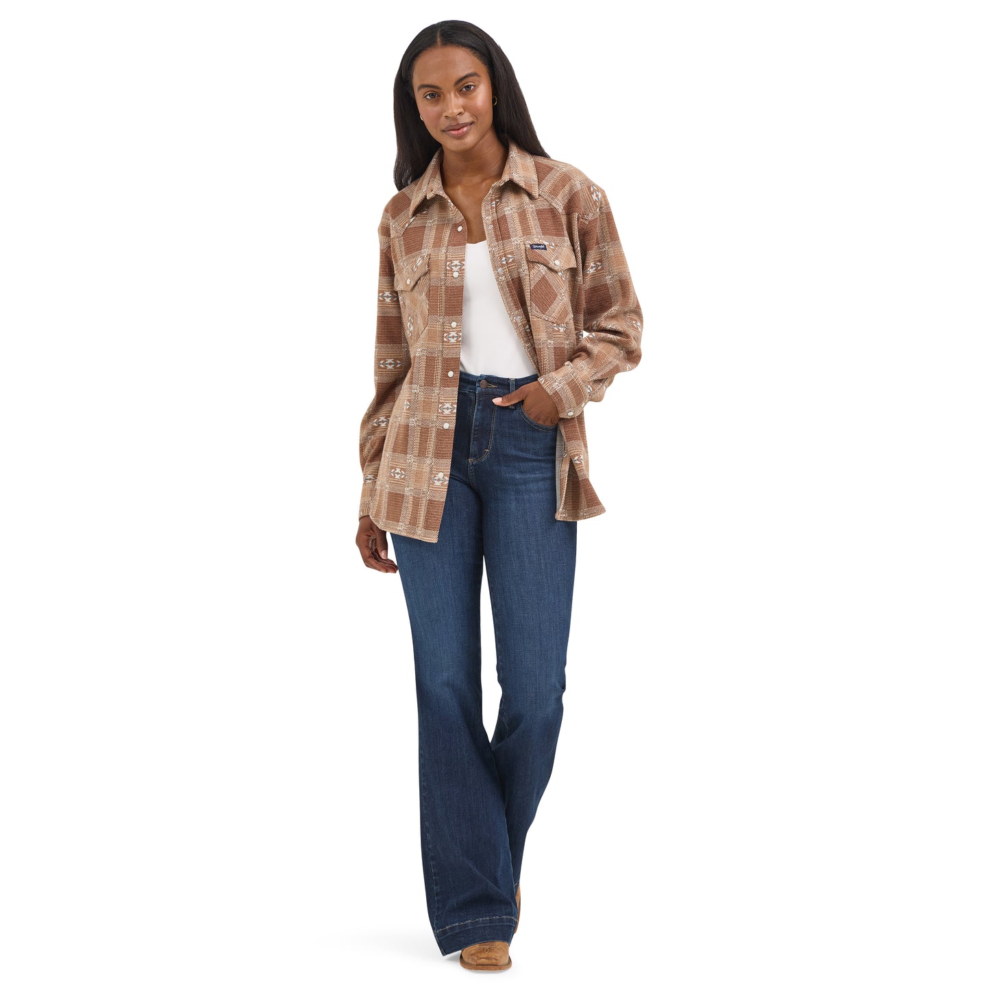 Wrangler Ladies BeSpoke Alexandra Dark Wash Trouser Jean 112367600