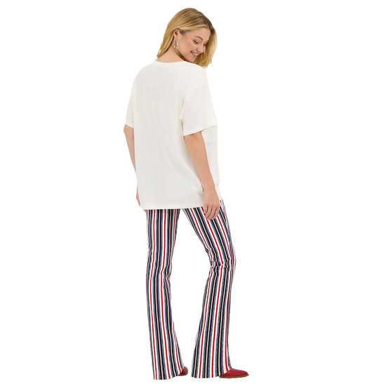 Wrangler x Lainey Wilson Ladies "Heck Yeah" White Graphic T-Shirt 112368283