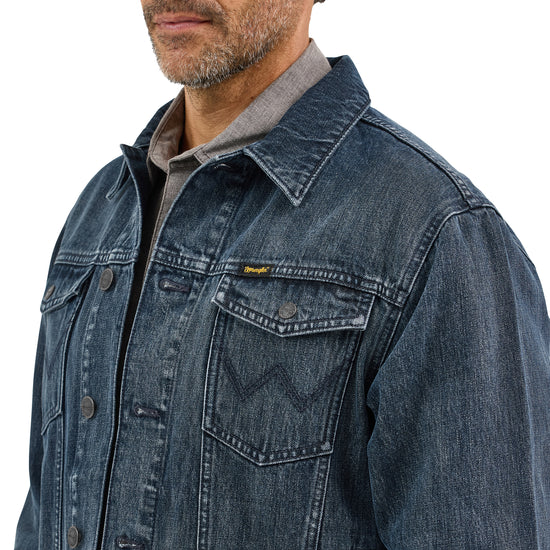 Wrangler Men's Retro® Deep Blue Classic Denim Jacket 112368285