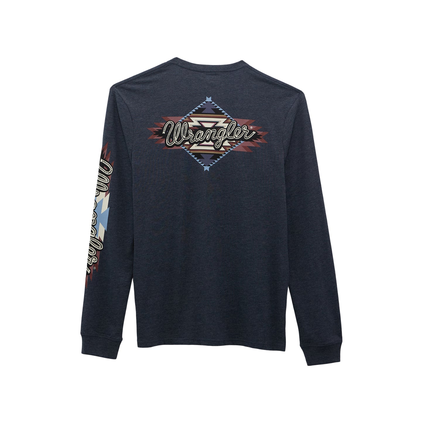 Wrangler Men's Dark Navy Heather Logo T-Shirt 112368561