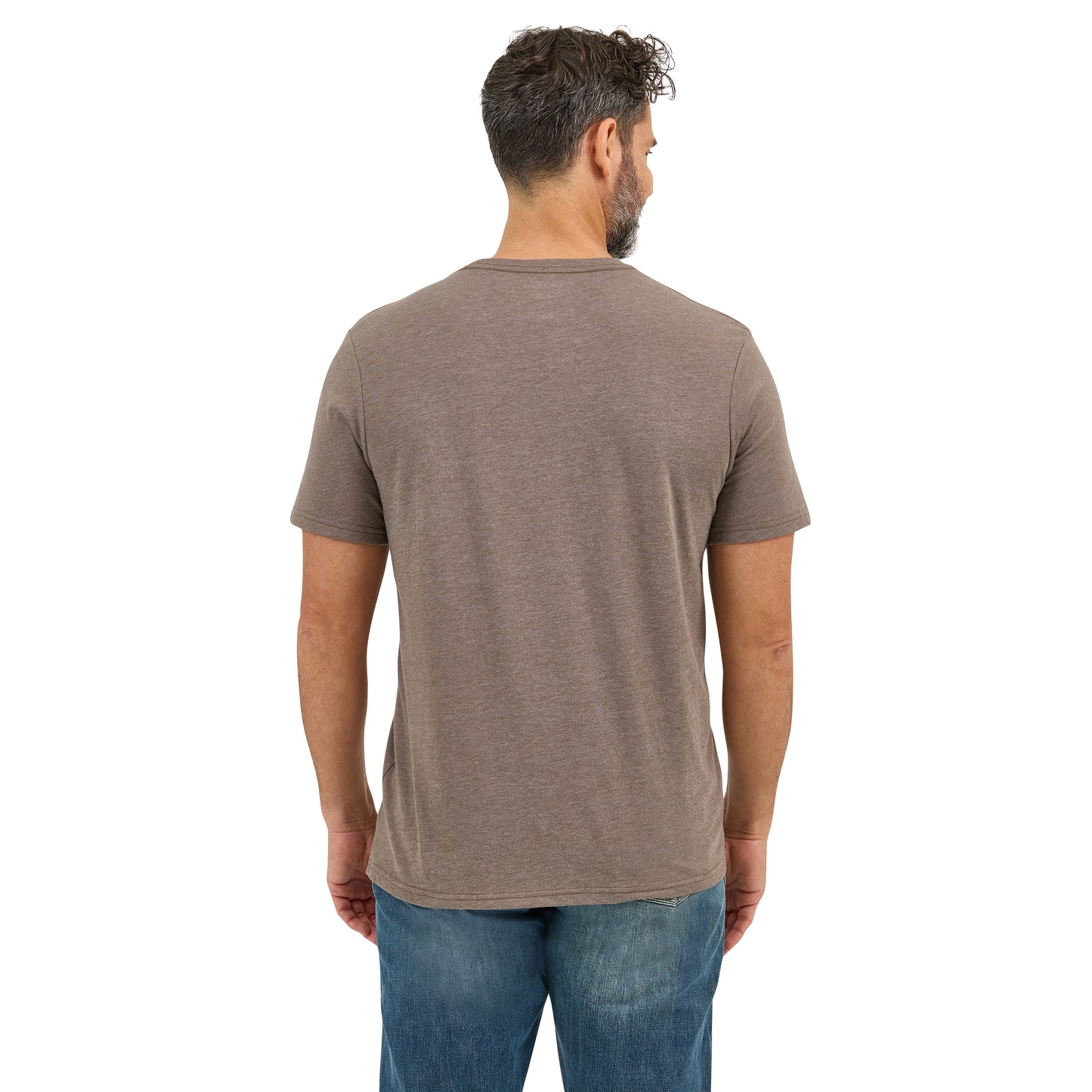 Wrangler Men's Heather Brown Longhorn Graphic T-Shirt 112368645